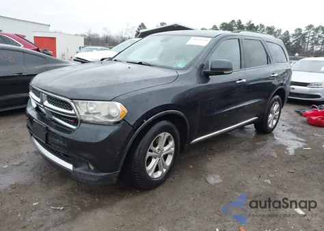 2013 Dodge Durango Crew z USA, uszkodzony, nr VIN 1C4RDJDG3DC597318
